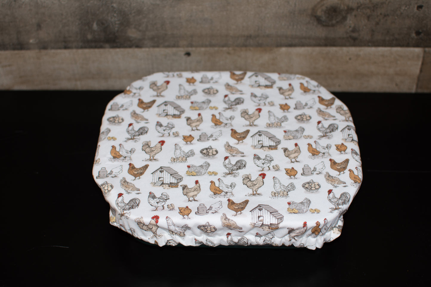 Chicken Coop Casserole Dish Cover