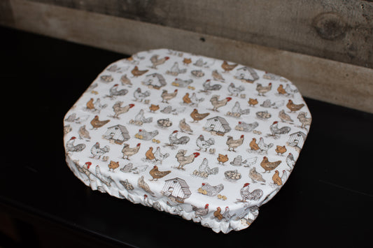 Chicken Coop Casserole Dish Cover