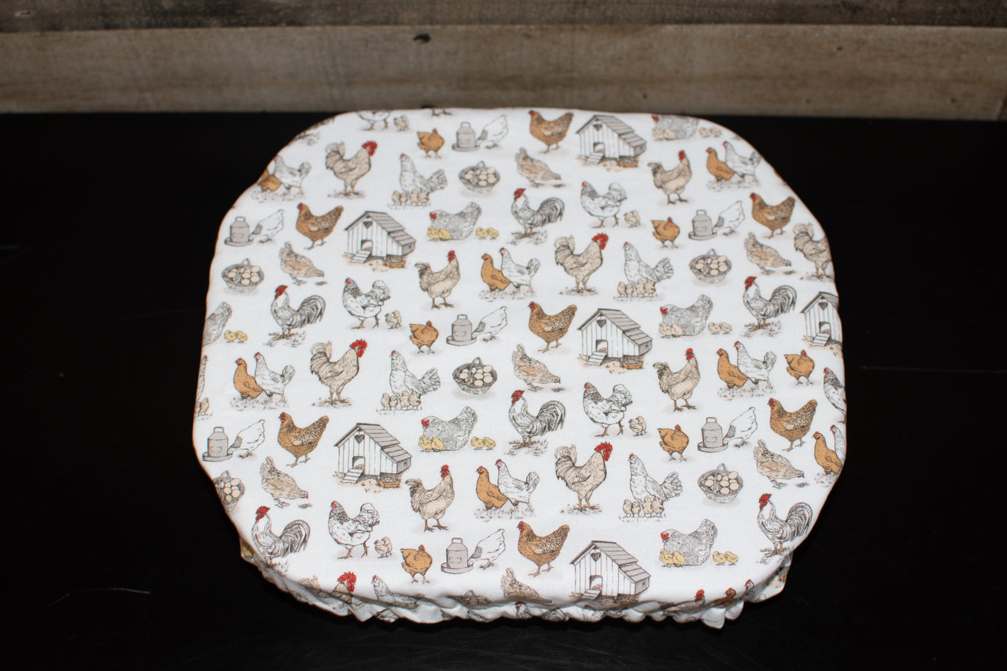 Chicken Coop Casserole Dish Cover